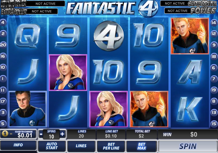 Игровой автомат Fantastic 4
