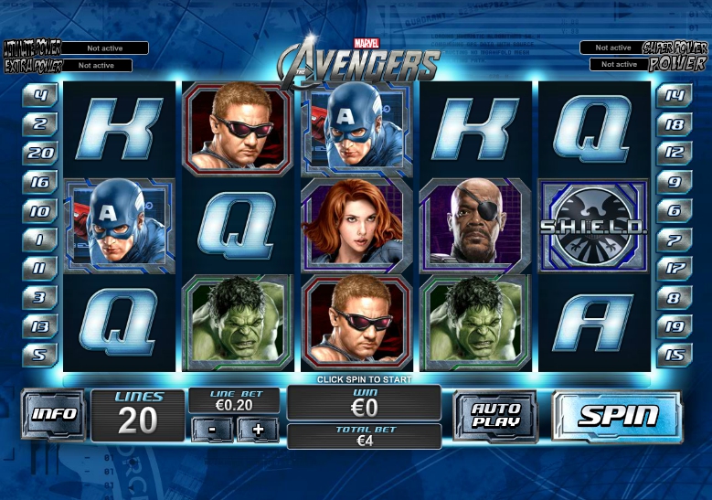 Игровой автомат Avengers