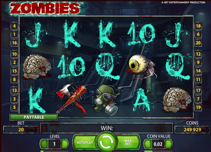 Игровой автомат Zombies